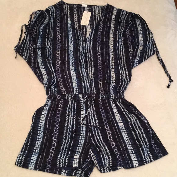 L*SPACE By Monica Wise Daylight Caravan Romper XS - Picture 2 of 5
